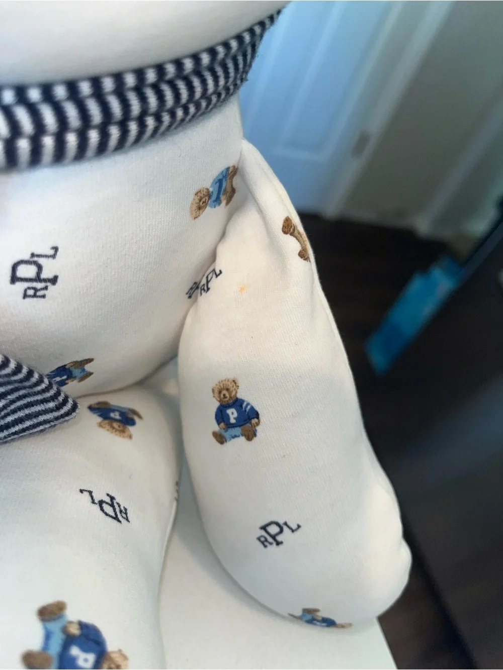 Ralph Lauren Baby Blanket 15” Bear